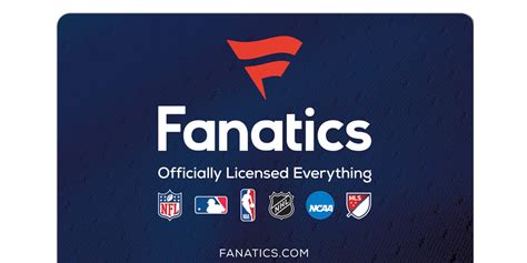 fanatics gift cards for sale