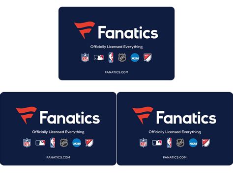 fanatics sports apparel gift card