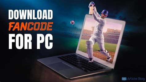 fancode live streaming in laptop