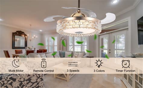Fancy Ceiling Fan With Light And Remote