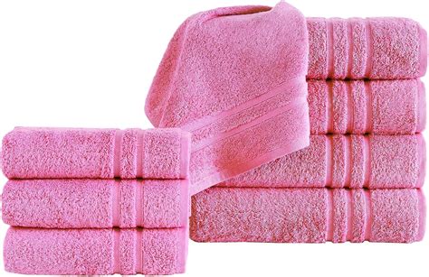 Fancy Pink Bath Towels
