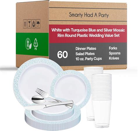 Fancy Plastic Disposable Plates