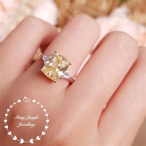 Fancy Yellow Engagement Ring