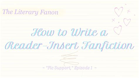 fanfiction reader insert guide key