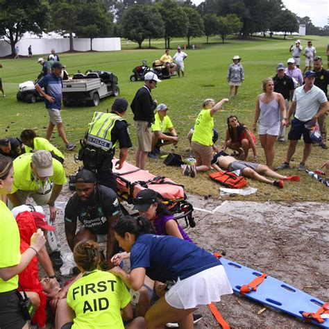 fans injured in hit by lightning