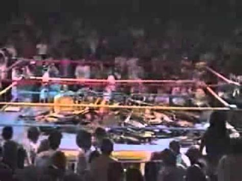 Fans Throw Chairs In Ring