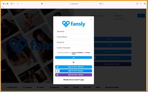 fansly creator account