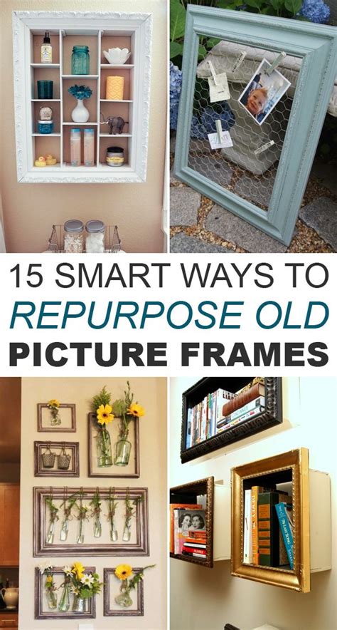 47 Epic Ways To Repurpose Old Picture Frames At Home Home Decor Diy