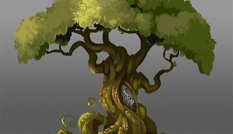 Fantasy art tree | tree picture fantasy landscape environment