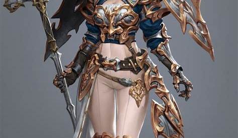 ArtStation - knight, Choi Yousik | Female knight, Female armor, Fantasy