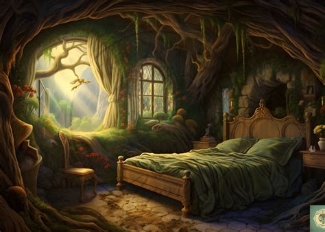 Bedroom in the Evening by Azot2017 Fantasy rooms, Castle