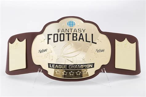 fantasy football championship belt trophy