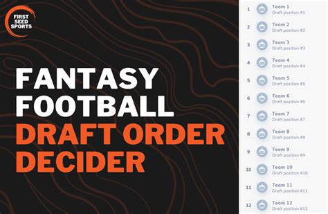 fantasy football draft order randomizer