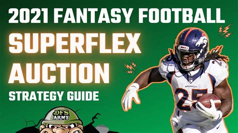 fantasy football superflex auction strategy