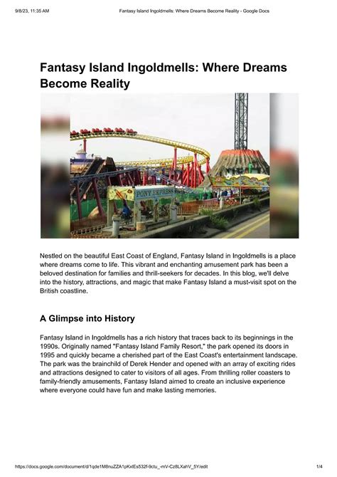 Fantasy Island Ingoldmells Discount Code