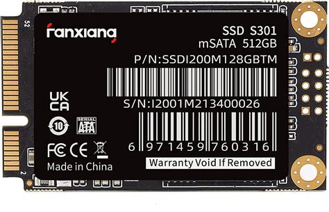 fanxiang 301 msata ssd solid state drive
