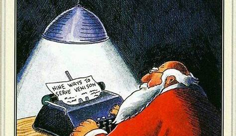 The Far Side by Gary Larson Christmas Cards Santa 1998 | eBay