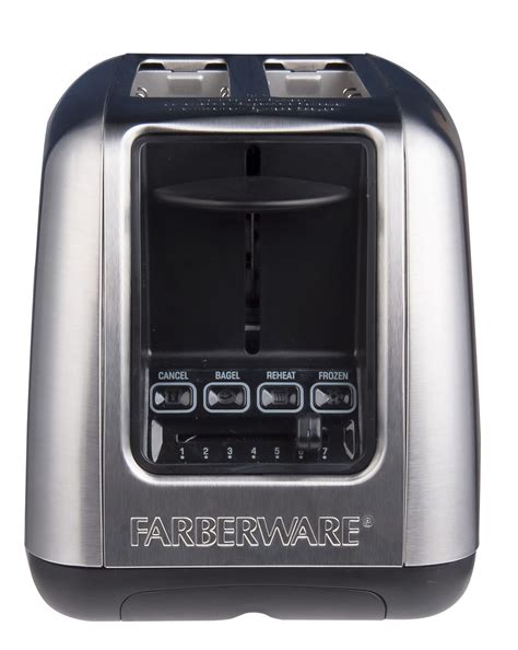 farberware 2 slice stainless steel toaster