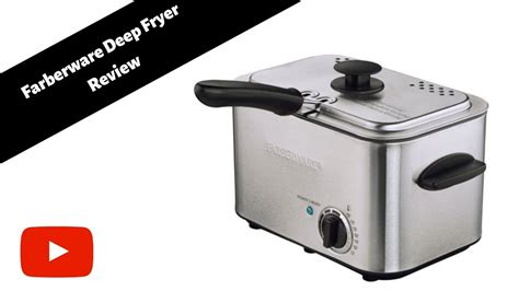 Farberware Deep Fryer Youtube