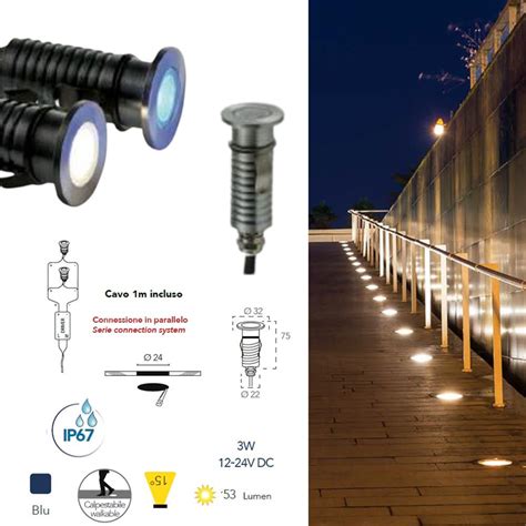 Faretti Led Blu Esterno