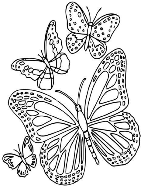 42 Sagome di Farfalle da Colorare e Ritagliare