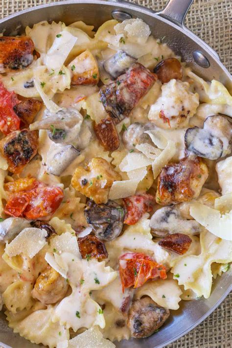 Farfalle With Chicken And Roasted Garlic Cheesecake Factory