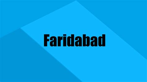 faridabad cbse school list