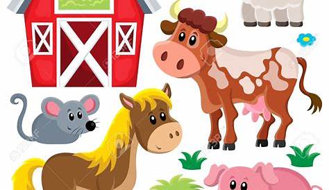 Farm Animal Clipart Farm Animal Clip Art Farm Animal Png | Etsy
