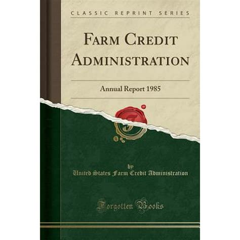 farm credit administration annual report
