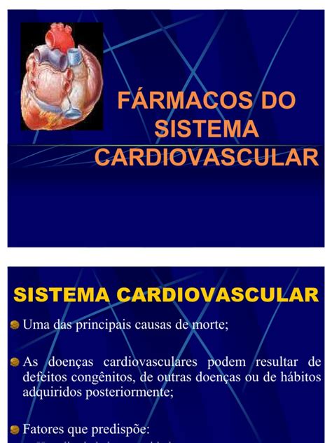 farmacologia do sistema cardiovascular