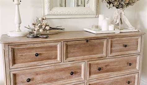 Farmhouse Bedroom Dresser Decor