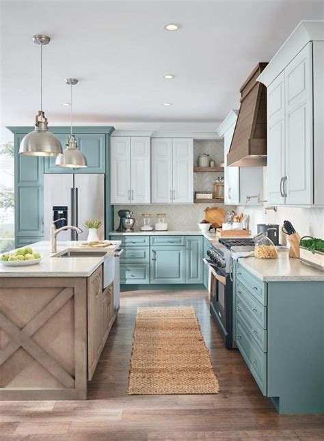 Beautiful Blue Farmhouse Kitchens that Will Inspire You! The Cottage