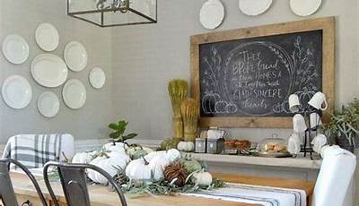 Farmhouse Dining Room Wall Decor Ideas