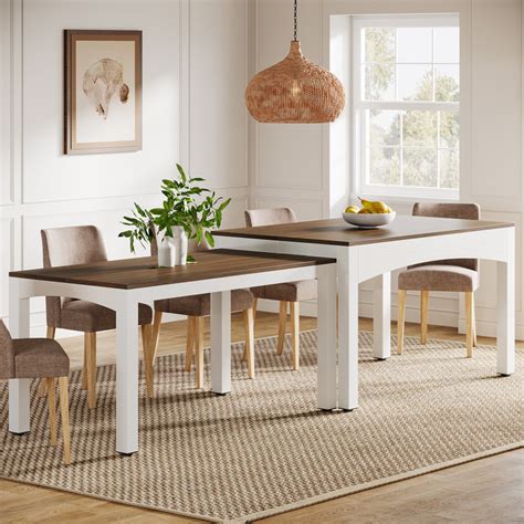 farmhouse extendable dining table