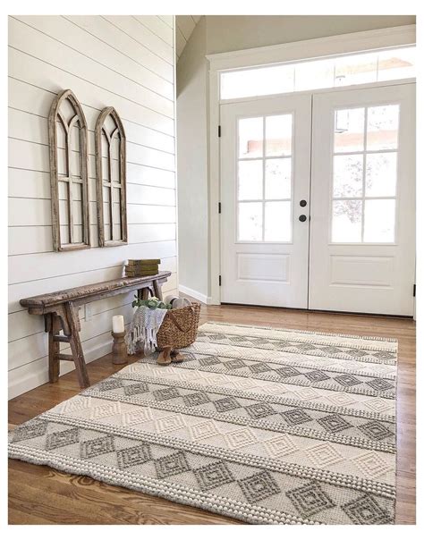 farmhouse foyer rugs