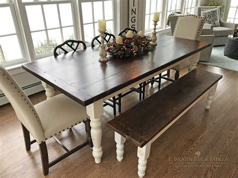 Pine Farmhouse Kitchen Table By Distressed But Not