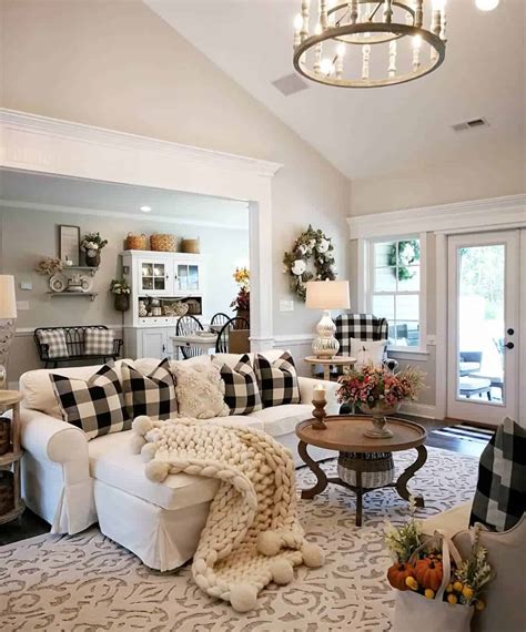 30+ Fancy Farmhouse Living Room Decor Ideas To Try TRENDECORS