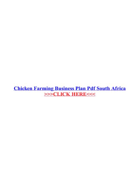 farming business plan pdf south africa