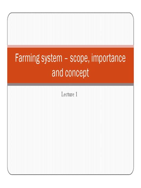 Images Farming System Scope Importance And Concept Popular