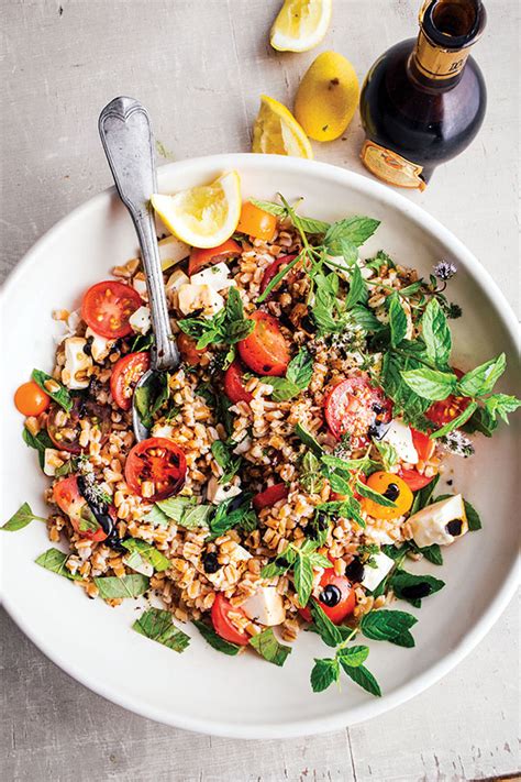 Farro Salad Mozzarella