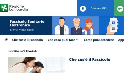 fascicolo sanitario lombardia accedi con cns