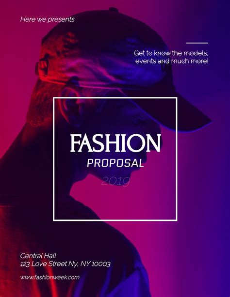 Fashion Proposal Template Creative InDesign Templates Creative Market