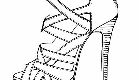hand drawn shoe heatherross - blog | Draw shoe, Spring graphics, How to