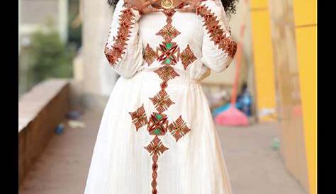 Fashion Habesha Dress New Traditional Kemis Ethiopian