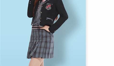 Brand LEHNO High Quality Girls School Uniform College Uniforms High