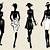 fashion silhouette templates