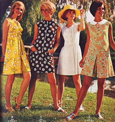 Beautiful Knitted Dress Fashion of the 1960s Vintage Everyday