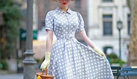 Fashion Vintage Style Dresses Tara Starlet 40s Summer Dress 40s