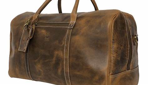 Fashion Vintage Travel Bag Jianuo Canvas Leather Weekend