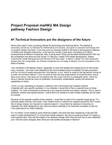 Fashion Proposal Template Creative InDesign Templates Creative Market